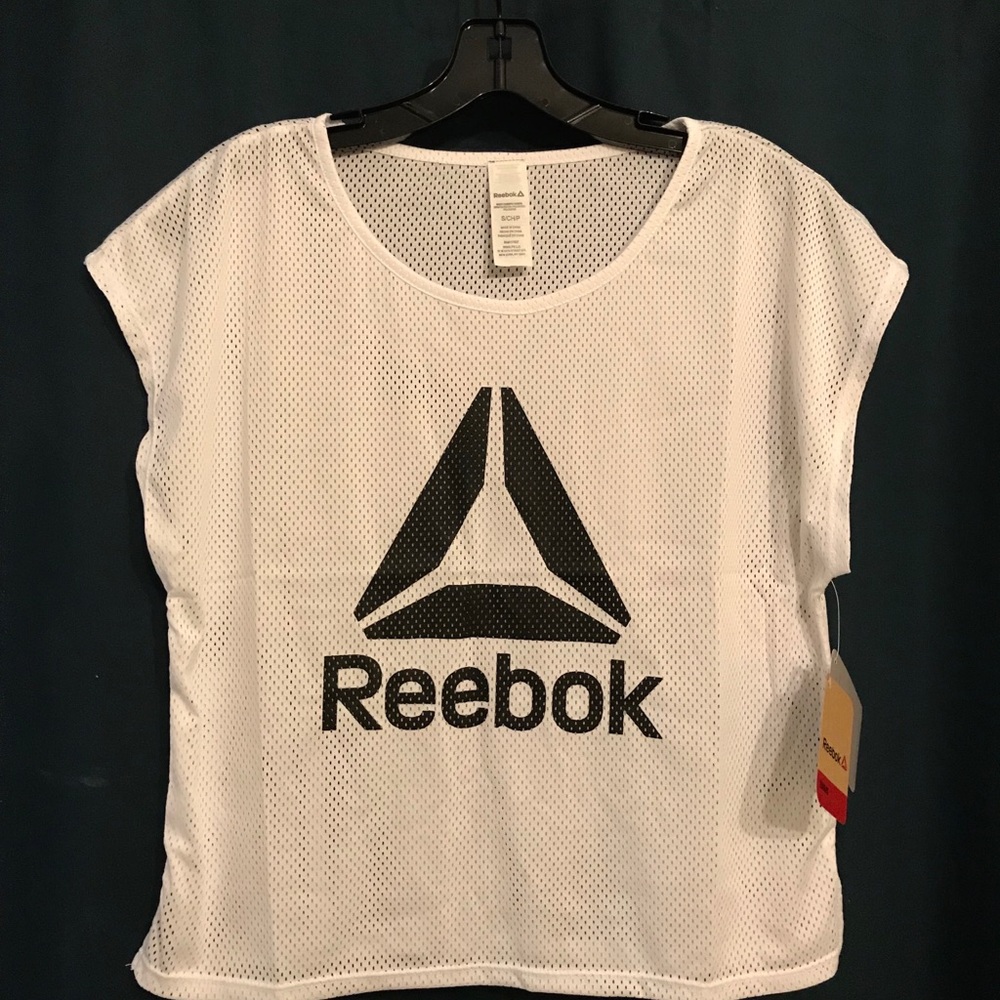 Mesh Court Side Crop Tee